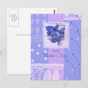 Carte Postale Bonne fête des mères. Fleurs de printemps