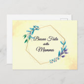 Carte Postale Bonne Fête des Mères | Joyeuse Fête des Mères (Devant / Derrière)