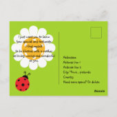 Carte Postale Bonne fête des mères pour Pickleball Maman, mignon (Dos)