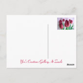 Carte Postale Bonne fête des mères Rosey Tulips (Dos)