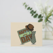 Carte Postale Bonne Fête des pères (Debout devant)