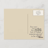 Carte Postale Bonne Fête des pères (Dos)