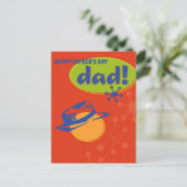 Carte Postale Bonne Fête des pères (Debout devant)