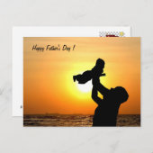 Carte Postale Bonne Fête des pères ! - (Devant / Derrière)