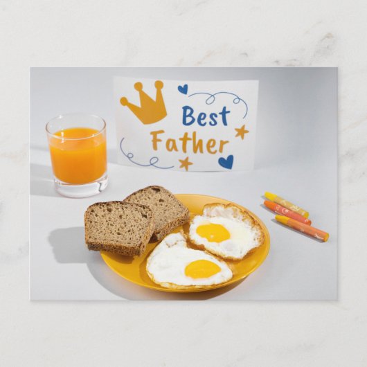 Carte Postale Bonne Fête des pères (Devant)