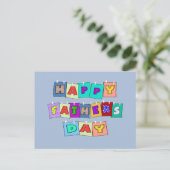 Carte Postale Bonne Fête des pères (Debout devant)