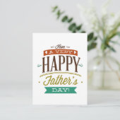 Carte Postale Bonne fête des pères (Debout devant)