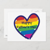 Carte Postale Bonne Fête des pères (Devant / Derrière)