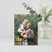 Carte Postale Bonne Fête des pères. Art (Debout devant)