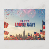Carte Postale Bonne fête du travail (Devant)