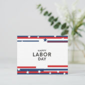 Carte postale Bonne Fête du Travail (Debout devant)