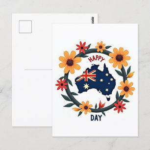 Carte Postale Bonne fête nationale australienne