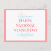 Carte Postale Bonne Fête nationale des infirmières (Devant)