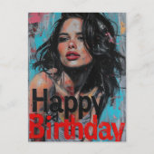 Carte Postale Bonne fresque d'anniversaire (Devant)