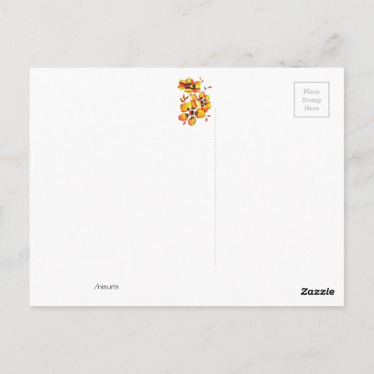 Carte Postale Bonne grand-mère d'anniversaire ! Je t'aime ! (Dos)