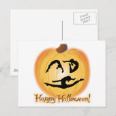 Carte Postale Bonne Gymnastique d'Halloween (Devant / Derrière)