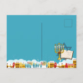 Carte Postale Bonne Hanoukka (Dos)