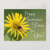 Carte Postale Bonne heure d'été pour vous! (Devant)