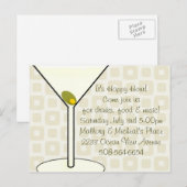 Carte Postale Bonne Heure Invitation (Devant / Derrière)