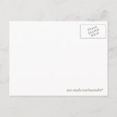 Carte Postale Bonne Heure Invitation (Dos)