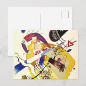 Carte Postale Bonne humeur, 1923 de Wassily Kandinsky (Devant / Derrière)