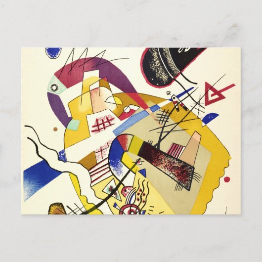 Carte Postale Bonne humeur, 1923 de Wassily Kandinsky (Devant)