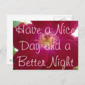 Carte Postale Bonne journée (Devant / Derrière)