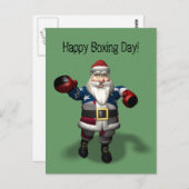 Carte Postale Bonne journée de boxe ! (Devant / Derrière)