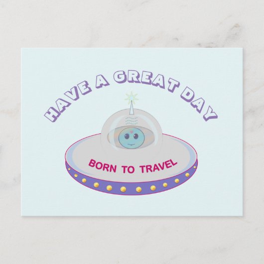 Carte Postale Bonne journée de salutations OFO (Devant)