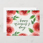 Carte Postale Bonne Journée des Femmes (Devant / Derrière)
