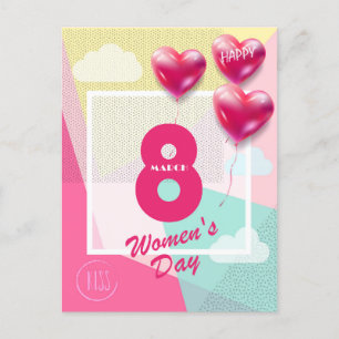 Carte Postale Bonne journée des femmes ! Fête internationale du 