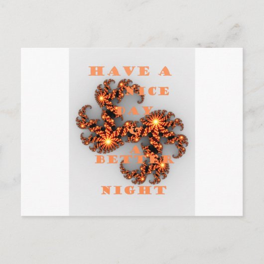 Carte Postale Bonne journée et meilleure nuit (Devant)