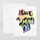 Carte Postale Bonne Journée Gay (Devant / Derrière)