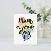 Carte Postale Bonne Journée Gay (Debout devant)