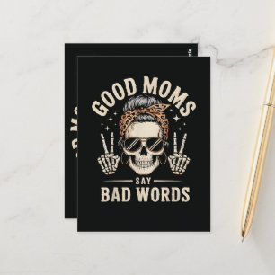 Carte Postale Bonne Maman Dit Mots Mauvais Drôle