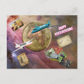 Carte Postale Bonne Navigation - Courrier Dans Le Monde Entier (Devant)