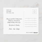 Carte Postale Bonne nouvelle année drôles chiens avec casquette  (Dos)