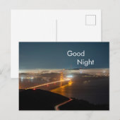 Carte Postale bonne nuit (Devant / Derrière)