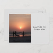 Carte Postale Bonne nuit de Treasure Island (Devant / Derrière)