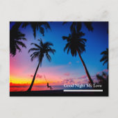 Carte Postale Bonne nuit mon amour (Devant)