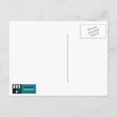 Carte Postale Bonne Pâque. Arbre à fleurs de printemps (Dos)