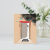 Carte Postale Bonne Pâque Exode Cartoon Salutation (Debout devant)