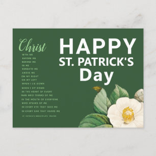 Carte Postale Bonne prière de la Saint Patrick