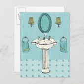 Carte Postale Bonne propreté amusant (Devant / Derrière)