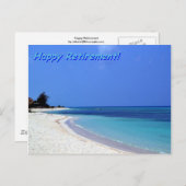 Carte Postale Bonne retraite - Océan Bleu (Devant / Derrière)