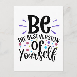 Carte Postale Bonne réussite Attitude Bonjour Motivation