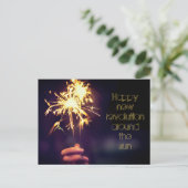 Carte Postale Bonne révolution autour du soleil (Debout devant)