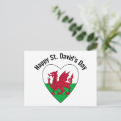 Carte Postale Bonne Saint-David's Day (Debout devant)