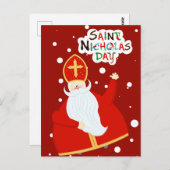 Carte Postale Bonne Saint-Nicolas (Devant / Derrière)