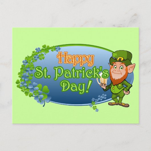 Carte Postale Bonne Saint Patrick (Ver 2) (Devant)